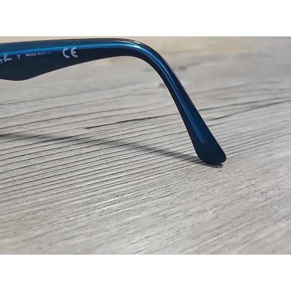 Ray-Ban RB1530 3587 Kids Eyeglasses Frames Blue Rectangle Full‎ Rim 48-16-125